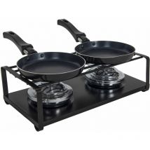 Spetebo - Set à raclette pour 2 personnes - Set Gourmet - Cuisiner sans électricité
