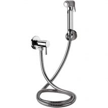 Set relax doccetta bide a pulsante, flessibile, rubinetto e supporto lux