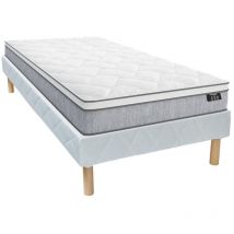 Vente-unique - Set rete + materasso molle insacchettate sp22cm 90 x 190 cm - serenite di ysmée