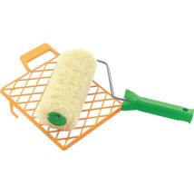 Jeu de rouleaux de peinture 25 cm – Poignée enfichable 6 mm – Grille de grattage 19 x 22 cm – Nölle