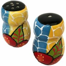 Set Sel et Poivre artisanal – Céramique – 8 cm – 5 cm – RIO SALADO