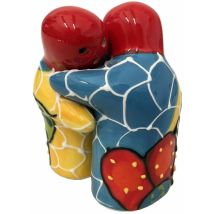 Set Sel et Poivre – Céramique Peint à la Main – 7 cm – Matières, Format