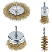 Set spazzole miste set 4 pezzi PG