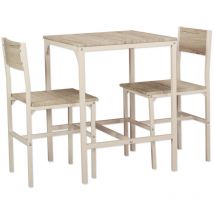 Set Tavolo Bar Con 2 Sedie Mod. Portofino