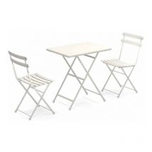 EMU - Set tavolo e sedie Arc en Ciel bianco