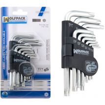 Juego Llaves Torx 'l' 9 Piezas Inviolable