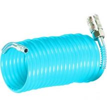 Set tubo spiralato id 6mm od 8mm L.5m raccordo dn 72 Rl.