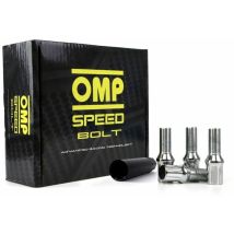 Set Tuercas Omp 27 Mm Plata 20 Uds M14 X 1,25