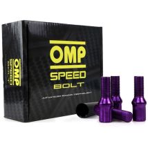 Set Tuercas Omp 27 Mm Violeta 20 Uds M14 X 1,25