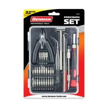 Set utensili di precisione in custodia da 32PZ. Benman