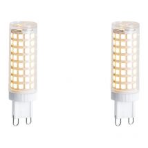 2er-set G9 Dimmbare Led-lampen 5,5w 500 Lm 2700k