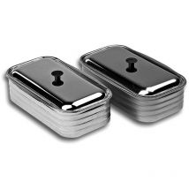 Set vasca inox + mestolo x cucina 3 1/2