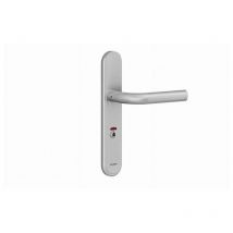 Set Vercy Ah200 Drücker 471l Auf Platte Condamnation Voyant Bezault Entraxe 195 C7 Inox Brushed - 204785