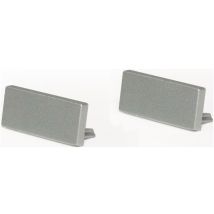 Set visserie avec capuchon argent – Moulure, goulotte et plastron électrique – Largeur, Longueur, Matières, Mode de fixation