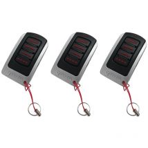 3er Set 4-Kanal Fernbedienungen für Tore und Garagentore iris IR04/868 - Frequenz: 868 MHz - Rolling Code - Erreka