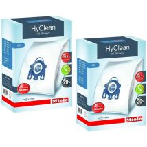 Set Von 8 Staubbeuteln Hyclean 3d Gn + 4 Filter Für Miele -staubsauger