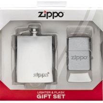 Set Zippo Gourde et Briquet