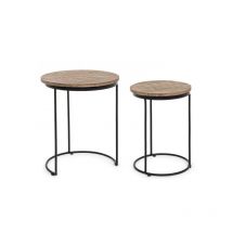 Bizzotto - Ensemble de 2 tables basses Walton