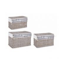 Bizzotto - Set3 P.Oggetti Élégamment Rett Gris
