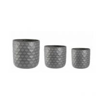 Set3 P.Vaso Pyramide à Antracite