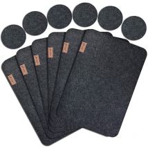Sets de table antidérapants, résistants à la chaleur, lavables, pour dîner, fête, réunion à domicile