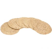Sets de table ronds en jacinthe