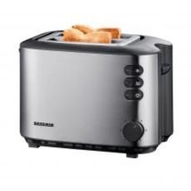 At 2514 Tostapane 2 Fette 850 W Argento - Severin