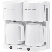Filterkaffeemaschine Duo KA9314 1000W 8 Tassen Thermokanne weiß