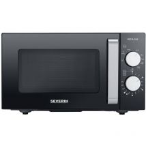 Severin - mw 7762 Micro-ondes noir, acier inoxydable 800 w fonction grill