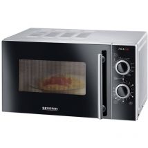 Severin MW 7771 Micro-ondes noir,argent 700 W fonction grill, fonction minuteur
