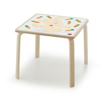 Trudi - Sevi Tavolino in legno Coniglio Virgilio - Multicolor