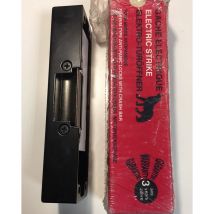 Sewosy - SE000207 - Cerradero corte corriente 12V dc - Caja pequeña para barra antipánico - negro