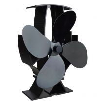SF-SF SuperFast Semi-Heated Stove Fan - Satin Black