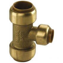 Seppelfricke - Kupfer Steckfitting Tectite T-Stück Mittelabgang reduziert 15 x 12 x 15 mm dvgw