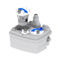 SFA - Saniflo Sanicubic 2 Pro 6102 Heavy Duty Pump Macerator wc Basin Bath Shower