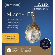 Sfera 15 led D10 cm x H8 cm