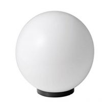 Sfera bianco opale 300 mm attacco e27 per palo da 60 mm mareco 1090301b