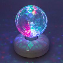 Sfera diamantata proiettore rotante multiled