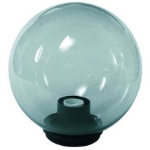 Globo fume' con base e portalampade - ø mm.200 max 40w