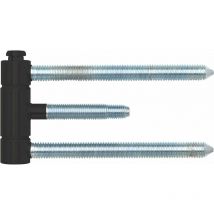 Steckband 3-teilig 18 mm, brandschutztauglich, Stahl schwarz