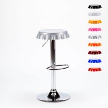 Sgabello a forma di Tappo di Bottiglia Bar e Cucina Design Dallas Colore: Grigio