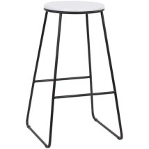 Sgabello Achelor Bianco
