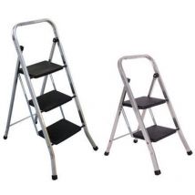 Sgabello alluminio step up light - 2 gradini
