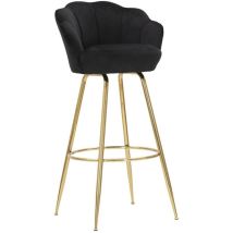 Mauroferretti - Vienna Schwarz Barhocker Cm 55x53x110