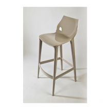 Sgabello Bar Policarbonato extralucido Mahi Mahi - Cappuccino - h 76 Opzioni Bancale 8 pezzi