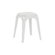 Cfadda - Sgabello colore bianco misura 37x37cm altezza 46 cm