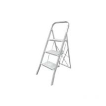 Sgabello con piano largo in acciaio - 3 gradini cm.45x3x115h. Lady Doc