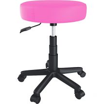 Arreditaly - Sgabello Da Estetista Rotondo Con Ruote Sgabelli Manicure Pedicure Massaggio Fisioterapia Tatuaggi Sedia Girevole In Ecopelle Seduta