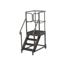 Matisère - Sgabello inox 2 gradini - Altezza lavoro mass. 2.40m - PL600INOX-240-GCP