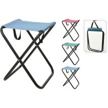 Sgabello pieghevole colori assortiti - Multicolore - Dimensioni 30 x 43 x 60 cm